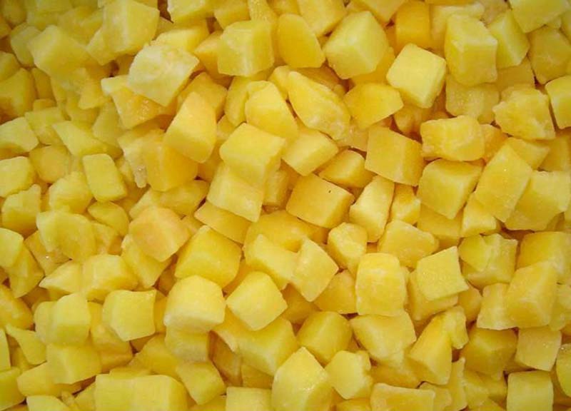 Quick-frozen peach Ding